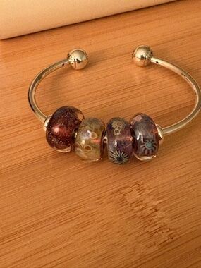 Blue Moon Glass Artisan Beads